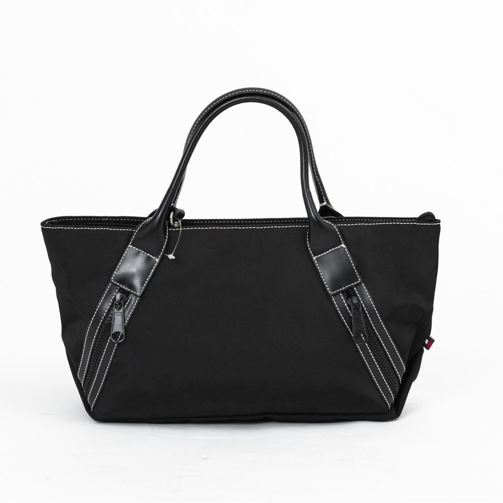 Vintage Tommy Hilfiger 2 handle bag with strap crossbody option black